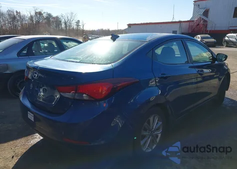 2016 Hyundai Elantra Se from USA, damaged, VIN KMHDH4AE8GU618449